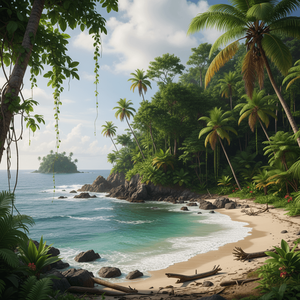 Equatorial Guinea tropical rainforest and coastal views for fast 11-day visa travel services