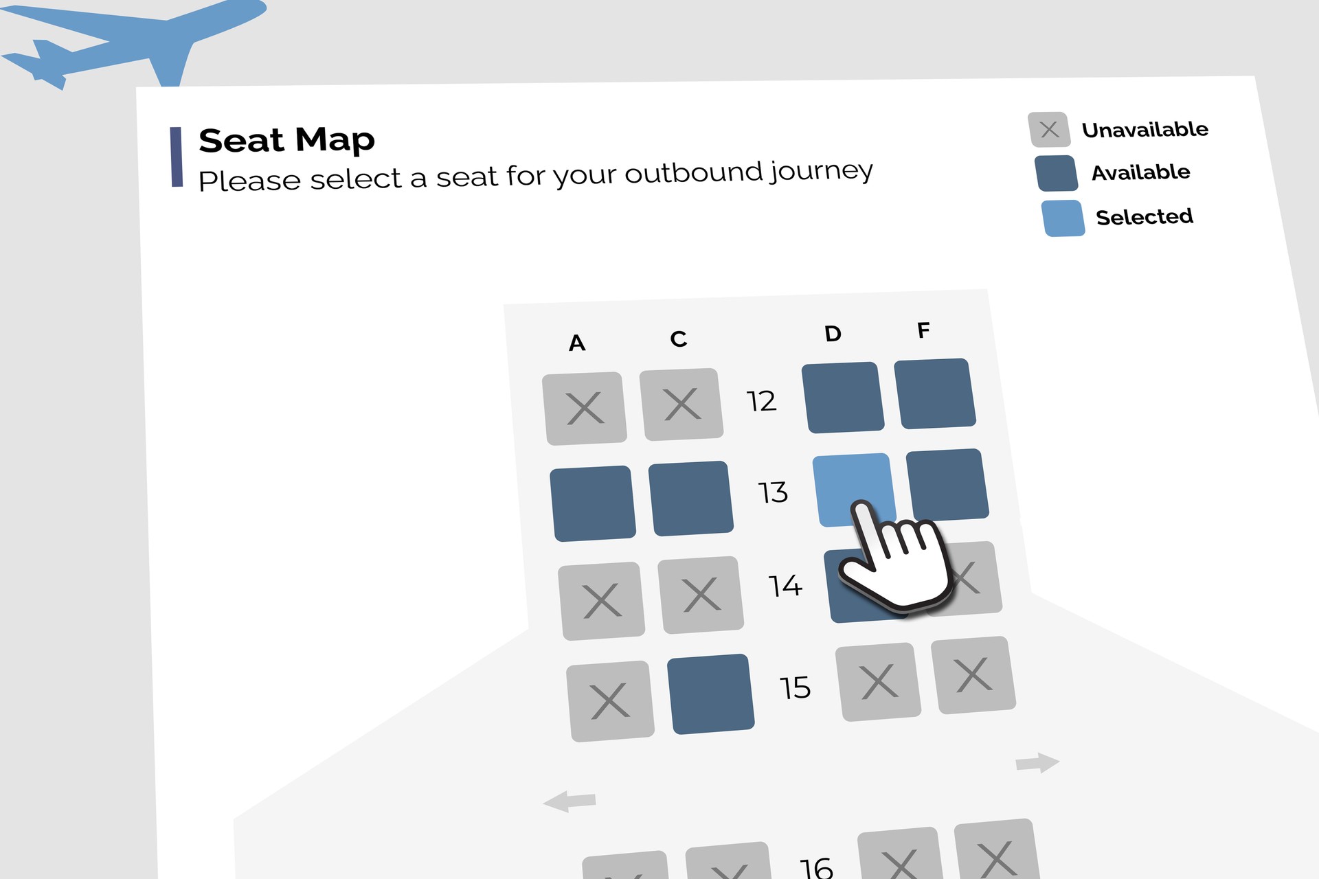 Plane Seat Map